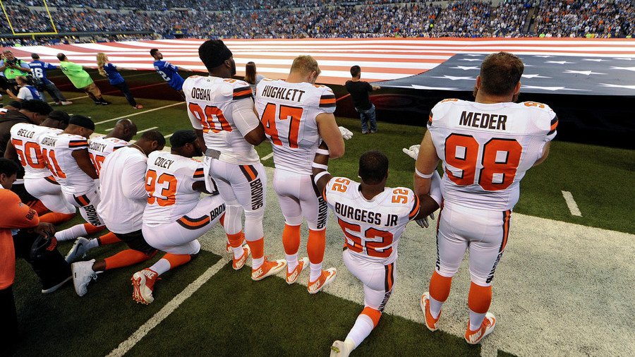 Russians did it! Media finds culprit behind NFL national anthem brouhaha