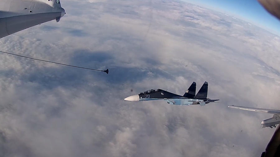 WATCH Russian fighter jets and bombers dual-refuel mid-air with surgical precision in Baltics drill