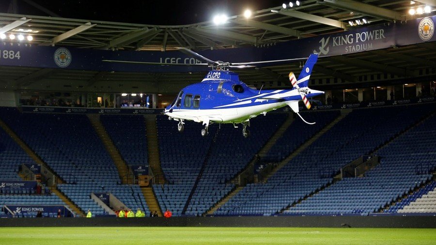 Doomed Leicester City helicopter spirals out of control and crashes in horrifying footage (VIDEO)