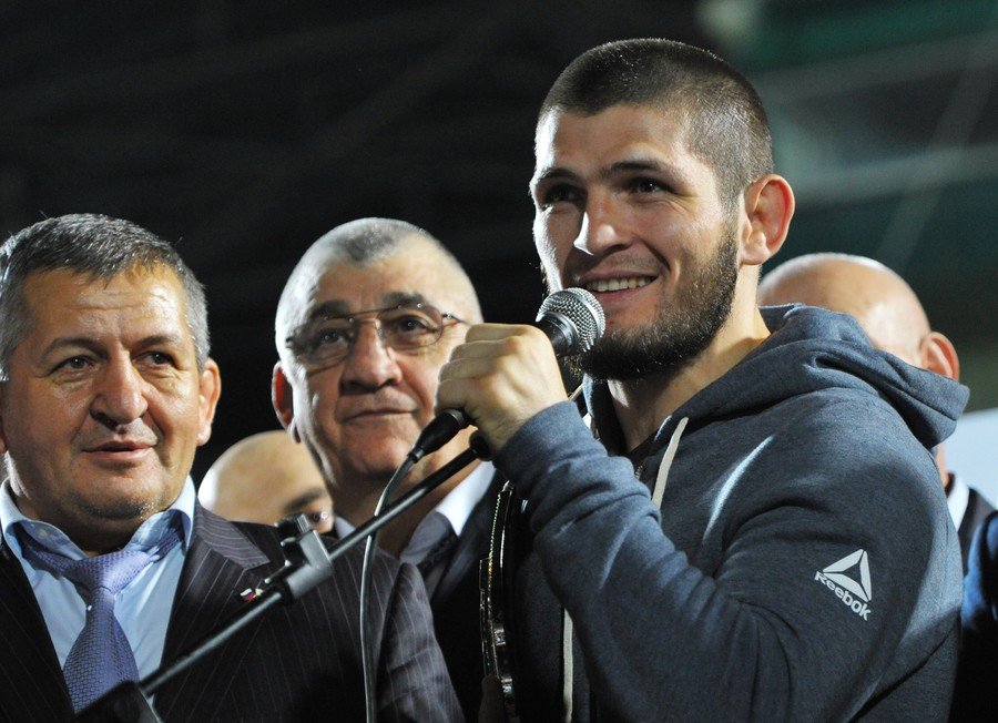 UFC News: Khabib Nurmagomedov presented with an honorable memento during  soccer match in Dagestan