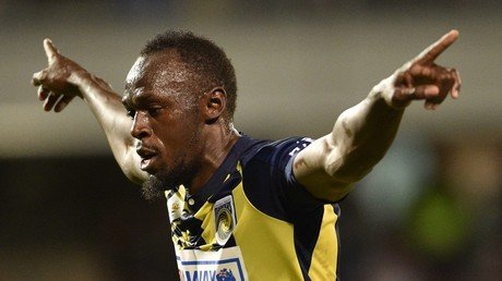 Usain Bolt bags 1st goals of football career on 1st start for Australian club (VIDEO) 