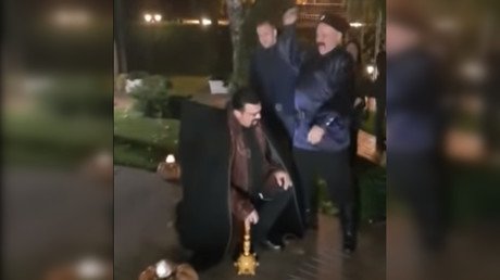 Cossacked! Steven Seagal gets LASHES in bizarre Russian rite (VIDEO)