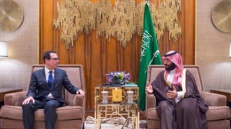 Business as usual: US Treasury Secretary meets with Saudi Crown Prince amid Khashoggi outrage