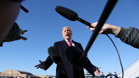 Trump blames media for bomb blitz, tells journalists to ‘clean up’ their act