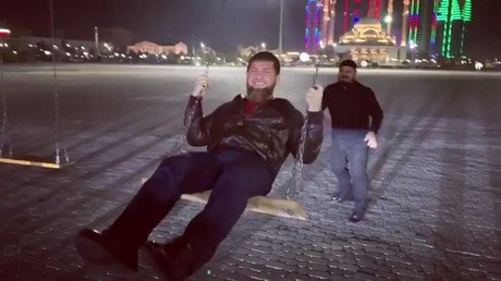 Tender strongman: Chechnya’s Kadyrov rides swings in search of ‘purity and good nature’