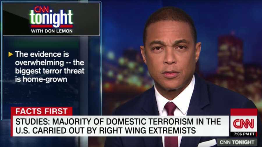 ‘Uncomfortable truth’? CNN’s Lemon defends claim that white men are the ‘biggest terror threat’
