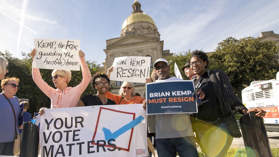 Georgia Dems accused of ‘hacking voting system’ blame Rep rival for ‘power abuse’