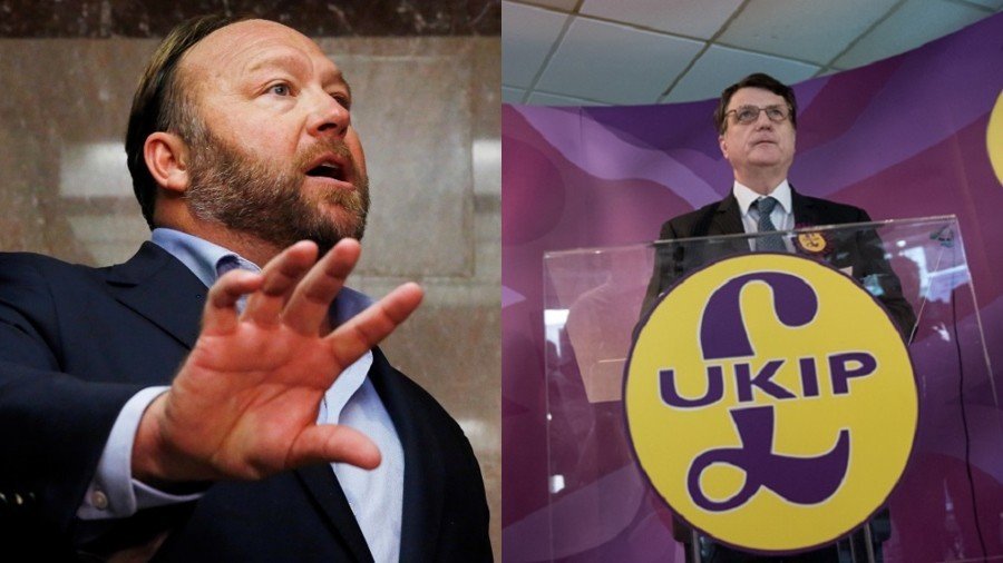 Jewish groups call on UKIP to break up with ‘vile’ Alex Jones’ Infowars in anti-Semitism row