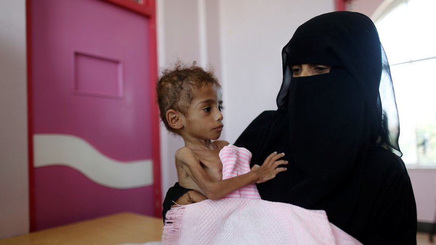 Amid Saudi-led bombing, Pompeo pins responsibility for starvation in Yemen… on Iran