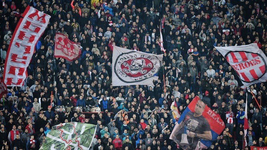 'F*ck you Liverpool! F*ck you Liverpool!' - Crvena Zvezda greet Reds in UCL clash (VIDEO/PHOTOS)