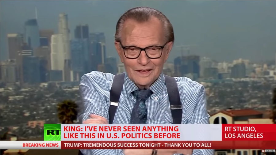 ‘Trump controls the media’ – Larry King talks midterms with RT (VIDEO)