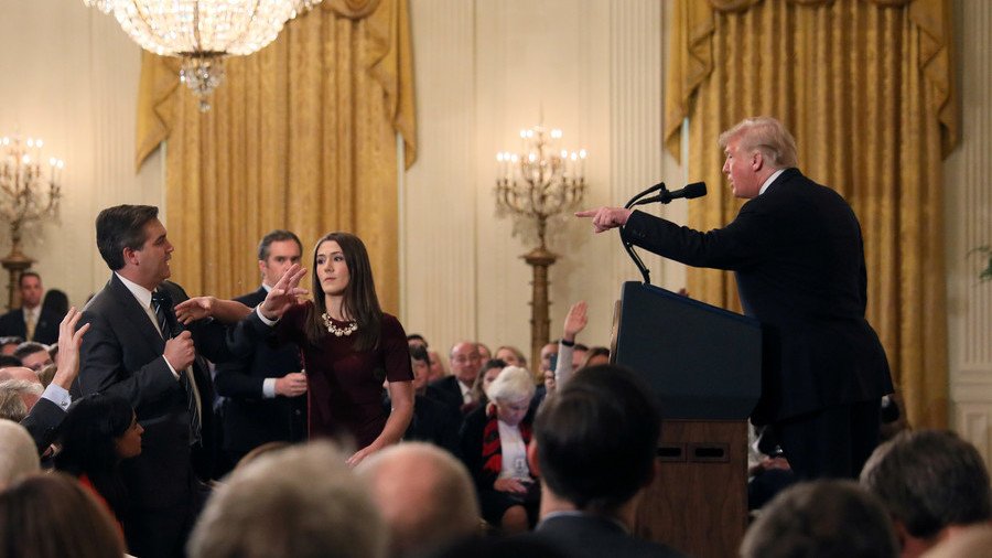 CNN's Acosta denied entry to White House following aggressive Trump press-conference