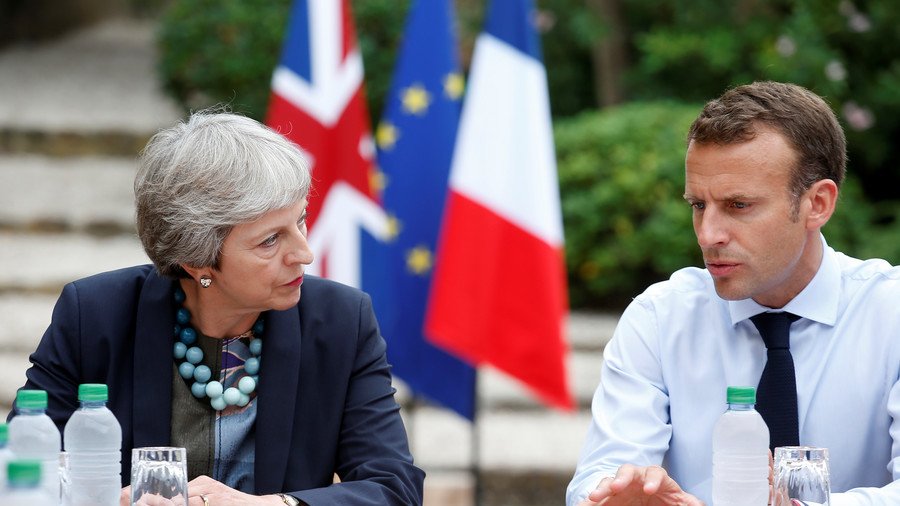 May and Macron told to strengthen NATO alliance to counter ‘unpredictability’ of Trump