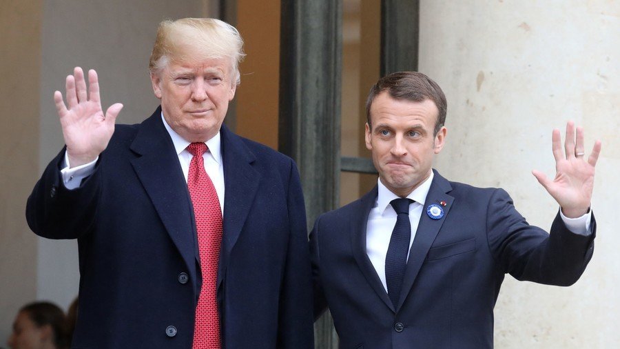 ‘Misunderstanding’? Trump & Macron agree on need for ‘strong Europe’ after Don bashes EU army