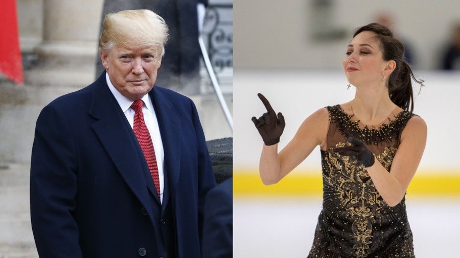 Russian figure-skating 'Empress' says she wants to 'kick Trump's ass' on Twitter & on ice