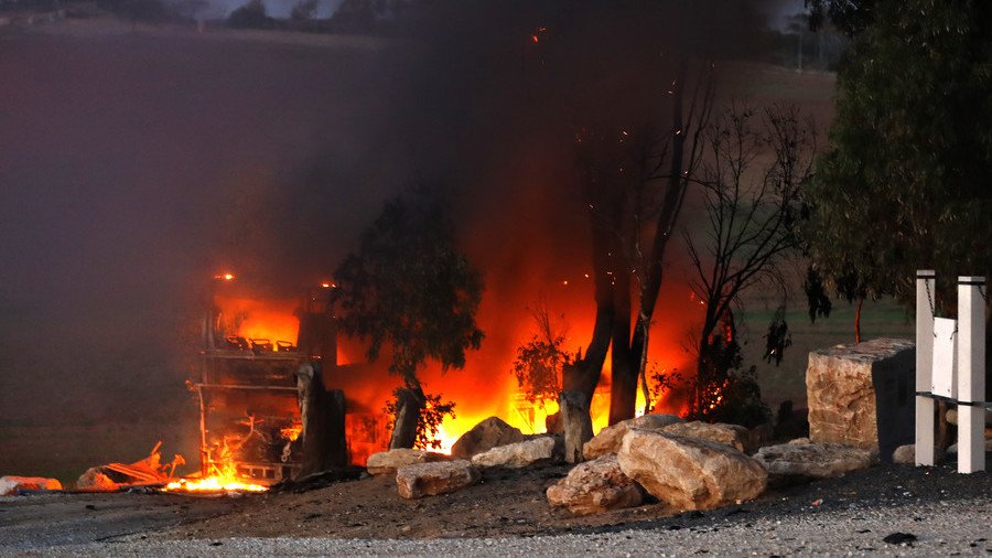 Israel struck by barrage of rockets launched from Gaza, ‘military bus’ destroyed