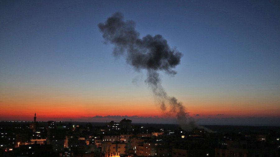 Israeli fighter jets strike dozens of Gaza targets as 300 rockets rain down on towns (VIDEOS)