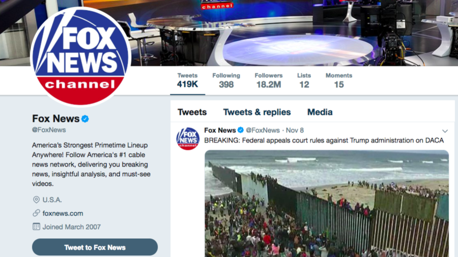 Fox News Twitter account on ‘silent protest’ over response to Tucker Carlson threats