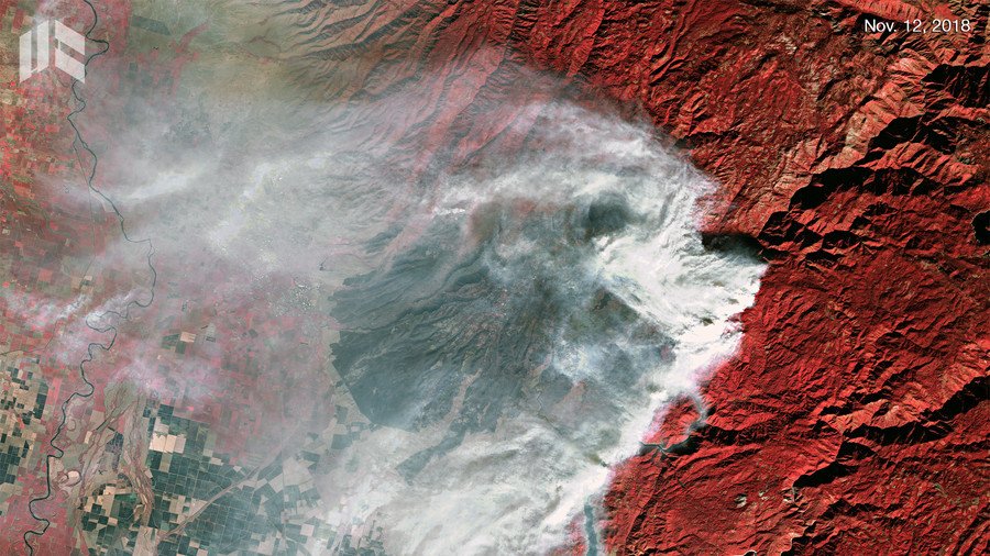 California ‘hellscape’ visible from space as wildfires rage on (PHOTOS)