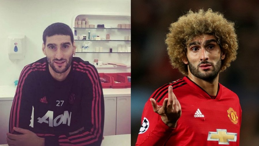 'He's no longer a microphone!': Sports world reacts with shock & awe to Fellaini afro chop (PHOTOS)