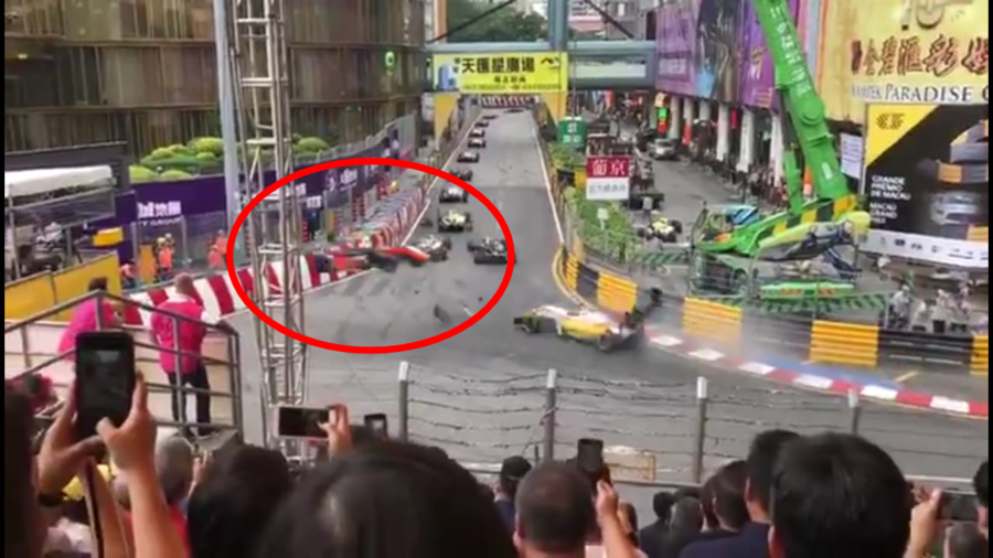 Teenage racer cheats death in terrifying crash at F3 Macau Grand Prix (VIDEO)