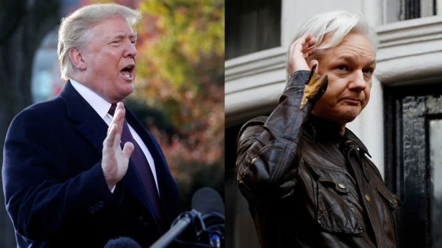 Trump says he ‘does not know anything’ about Assange, gets called out on hypocrisy