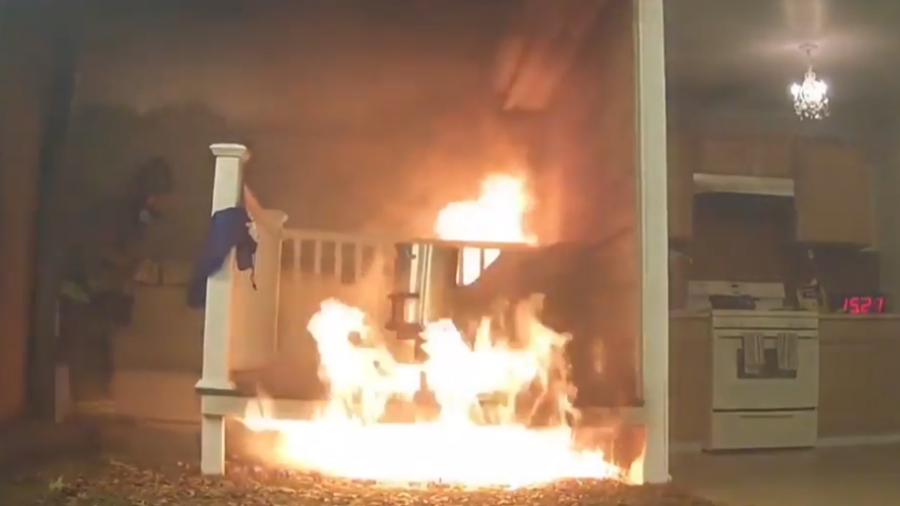 ‘Cook turkey, not your home’: Explosive fryer footage offers sage Thanksgiving advice (VIDEO)