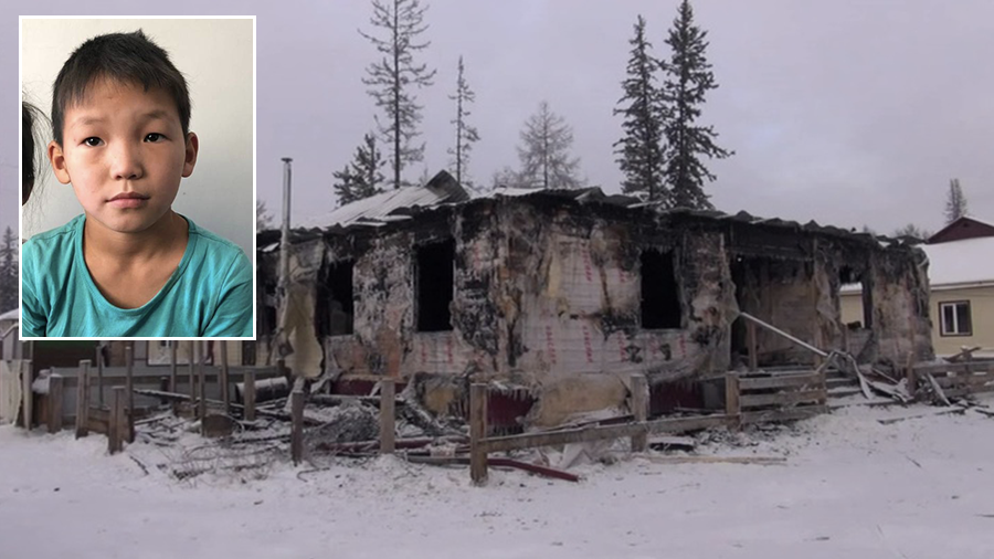 10yo Siberian boy saves 4 children from house fire – but their mother dies in flames