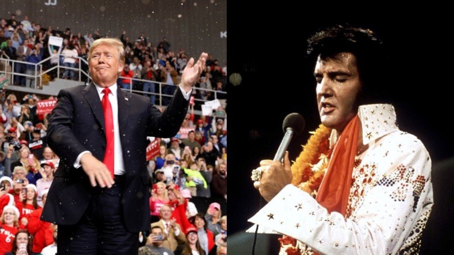 Trump says he used to ‘look like Elvis’