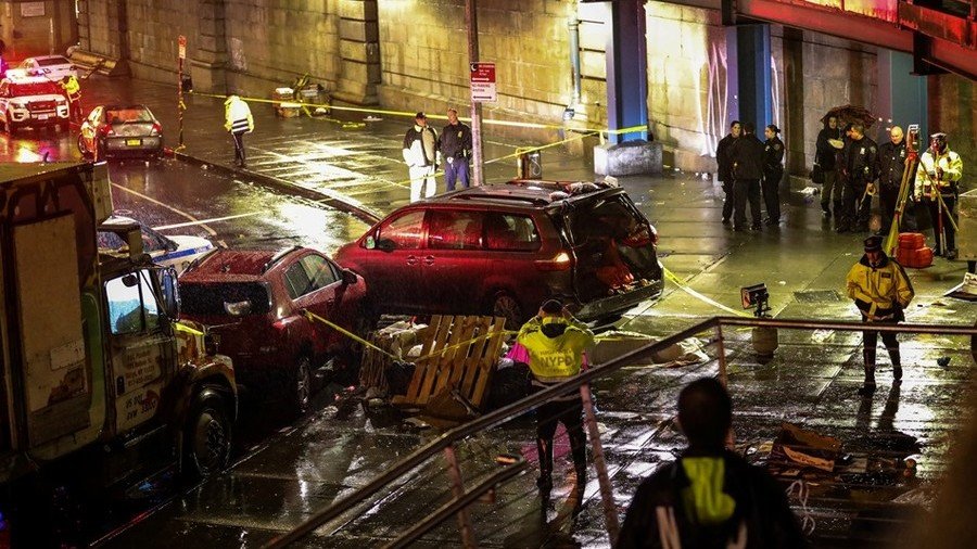 7 casualties after parking attempt goes wrong in Manhattan