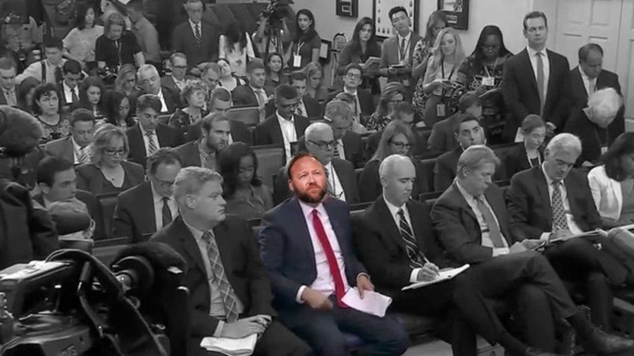 Alex Jones may get a White House seat next to CNN’s Acosta (or not)