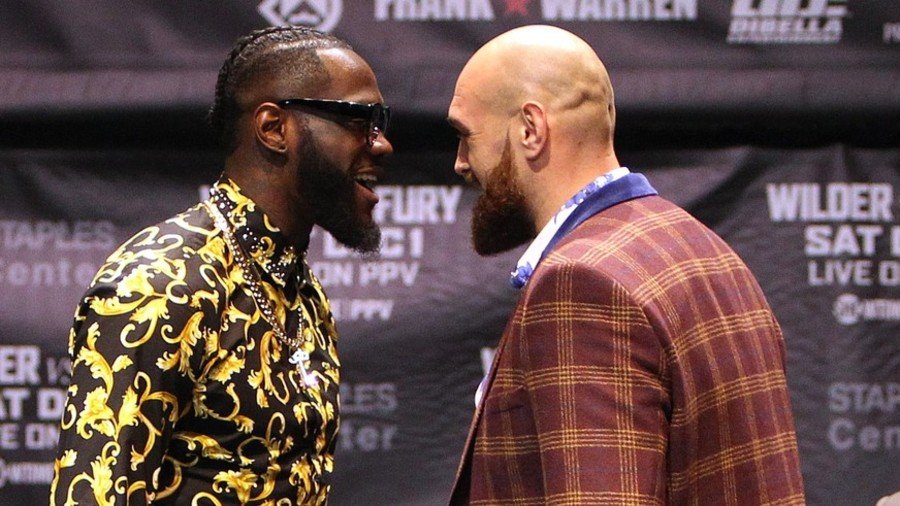 Deontay Wilder & Tyson Fury press conference ahead of heavyweight boxing showdown (VIDEO)
