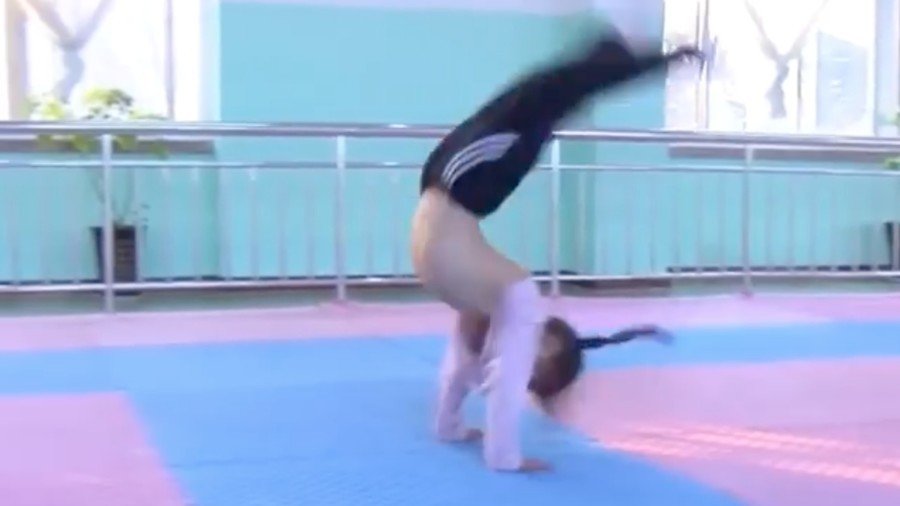 Incredible footage of backflipping Chinese children wows the internet (VIDEO)