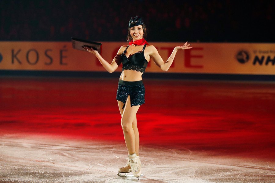 Russian figure skating star's 'striptease' routine nearly became