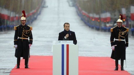 ‘Free world leader’ or ’globalist puppet?’ Internet split over Macron’s anti-nationalist comment