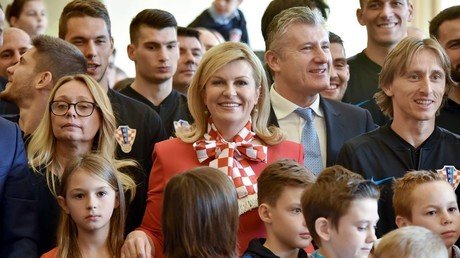 'Above All - Croatia!': President presents team order medals for World Cup heroics (PHOTOS)