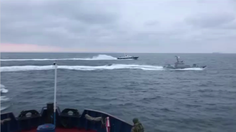 WATCH Russian ship ram into Ukrainian vessel violating territorial waters