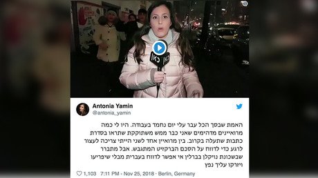 Anti-Semitism? ‘Migrants’ throw firecracker at Israeli journalist in Berlin (VIDEO)