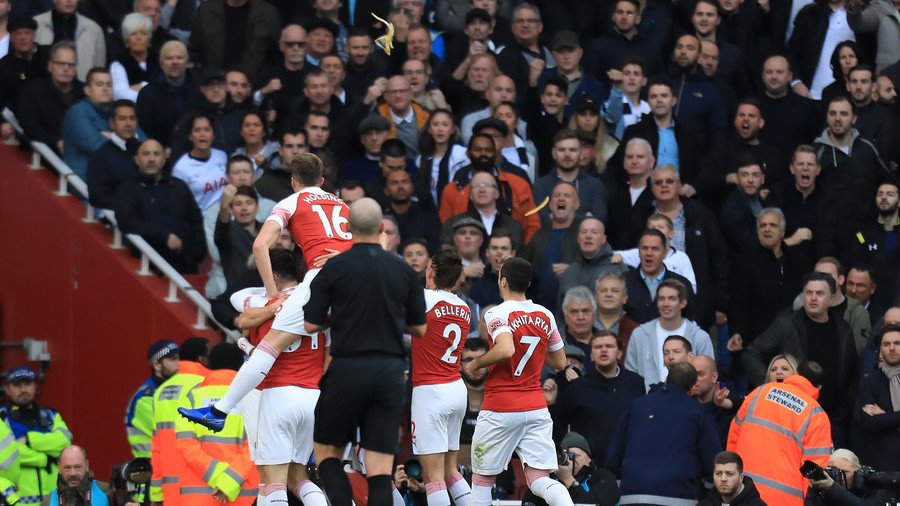 'Racist' Spurs fan who threw banana skin at Arsenal player handed ‘indefinite ban’ from games