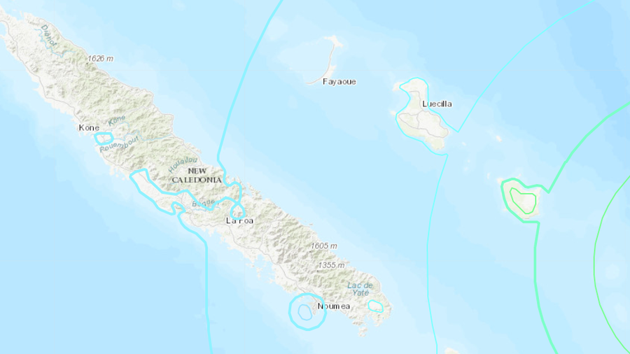 7.6 quake hits near New Caledonia, hazardous tsunami waves possible