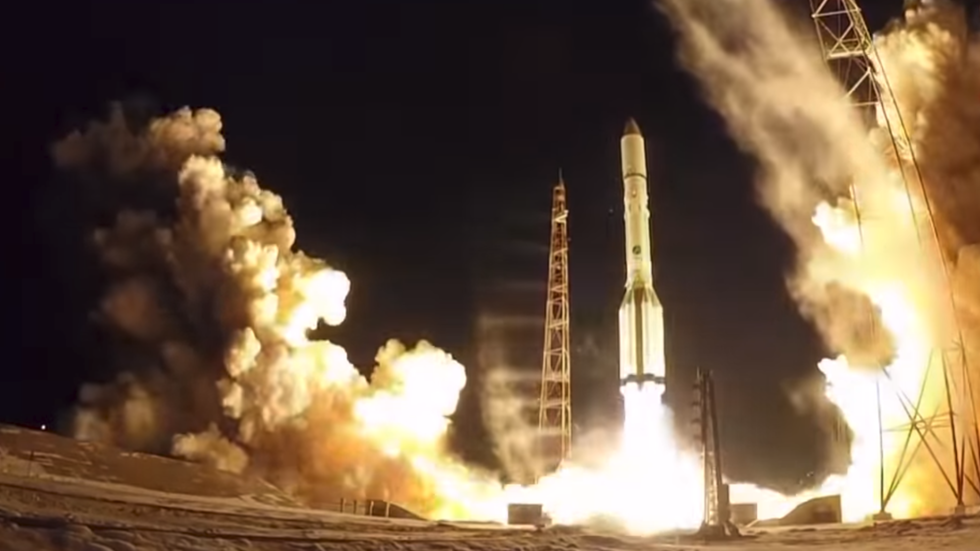 Proton-M rocket launches Russian military satellite into orbit (VIDEO ...