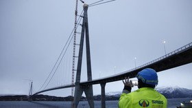 Arctic mega bridge opens to traffic in Norway… thanks to China (PHOTO, VIDEO)