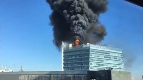 Giant blaze rips through Google’s office in ‘China’s Silicon Valley’ (VIDEO)
