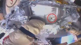 Evidence lost in space: WATCH Russian cosmonauts whip out GoPros & forceps for zero-G investigation