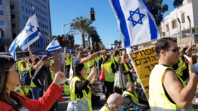 ‘Time to learn from the French!’ Yellow Vest protests spread to Israel, 10 arrested (VIDEOS)
