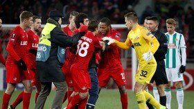 Spartak Moscow fan to file countersuit over claims players ‘beat him up during pitch invasion’