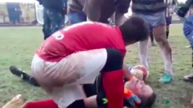 'Brutal aggression': Argentine footballer arrested after sickening referee assault (VIDEO)
