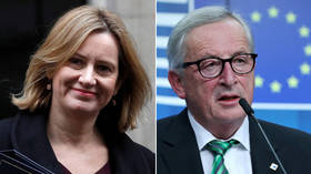 Juncker lambasted by Amber Rudd for his ‘grotesque’ treatment of women