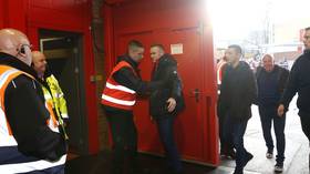 Roo are ya? Manchester United legend Wayne Rooney searched by security on Old Trafford return
