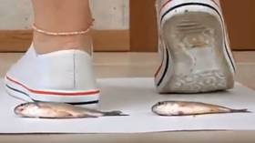Models crushing small fish in CRUEL fetish video raise ire in St.  Petersburg (VIDEO) — RT Russia & Former Soviet Union